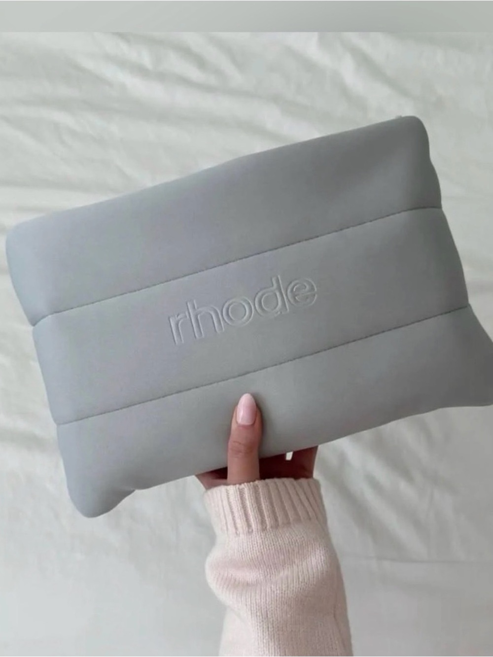 Brand New Rhode Skin Gray Bubble Bag